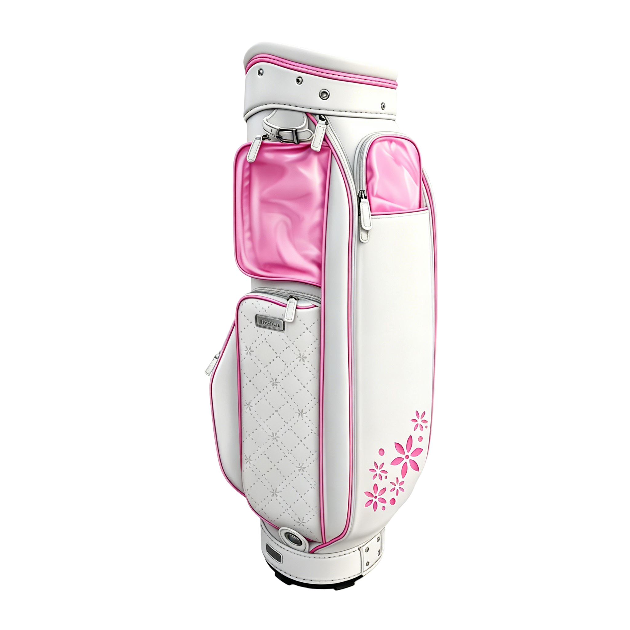 TOPNOTCH Ladies Golf Stand Bag PU Leather Lightweight