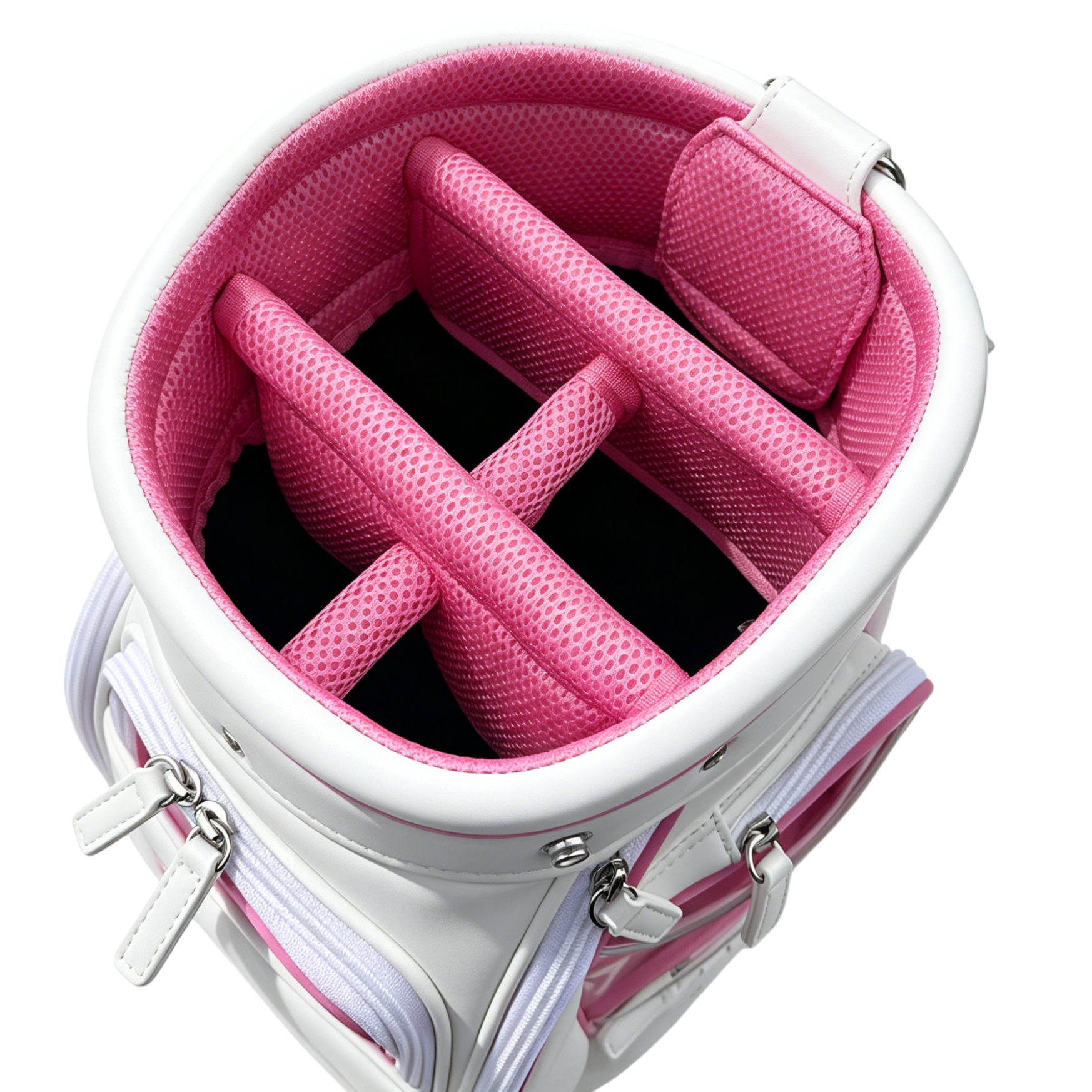 TOPNOTCH Ladies Golf Stand Bag 5 Way Padded Top Divided Compartments