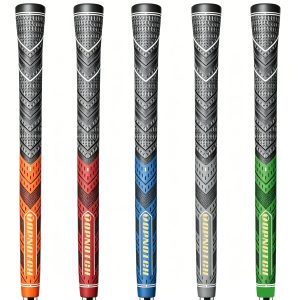 TOPNOTCH Premium Rubber Golf Grip 60R Gray Orange Standard Size