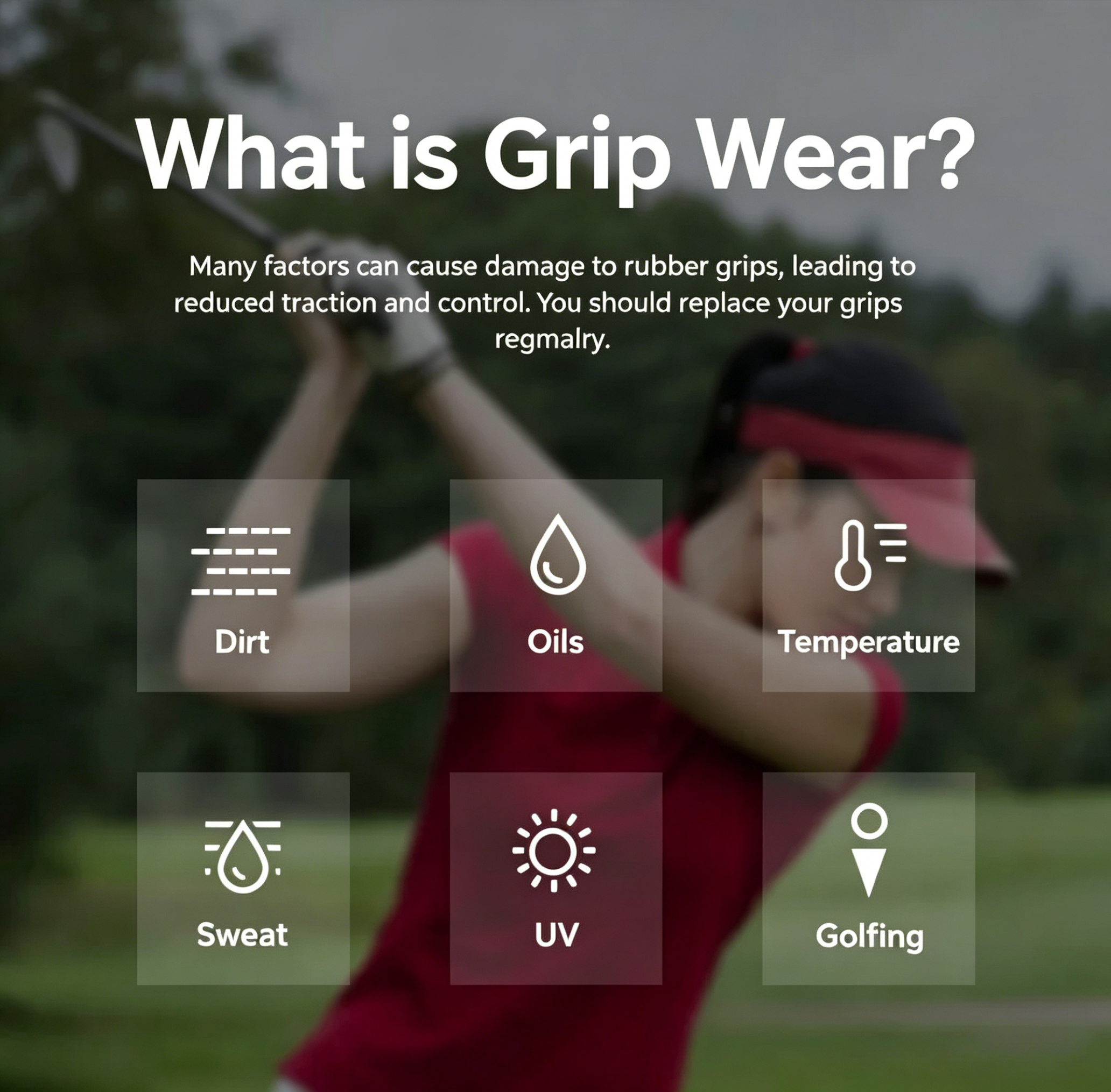 TOPNOTCH Rubber Golf Grip 60R Installed on Golf Club Shaft