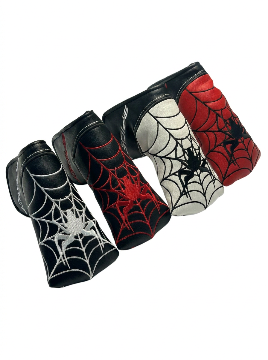 TOPNOTCH Putter Headcover 3D Embroidery Texture Close Up