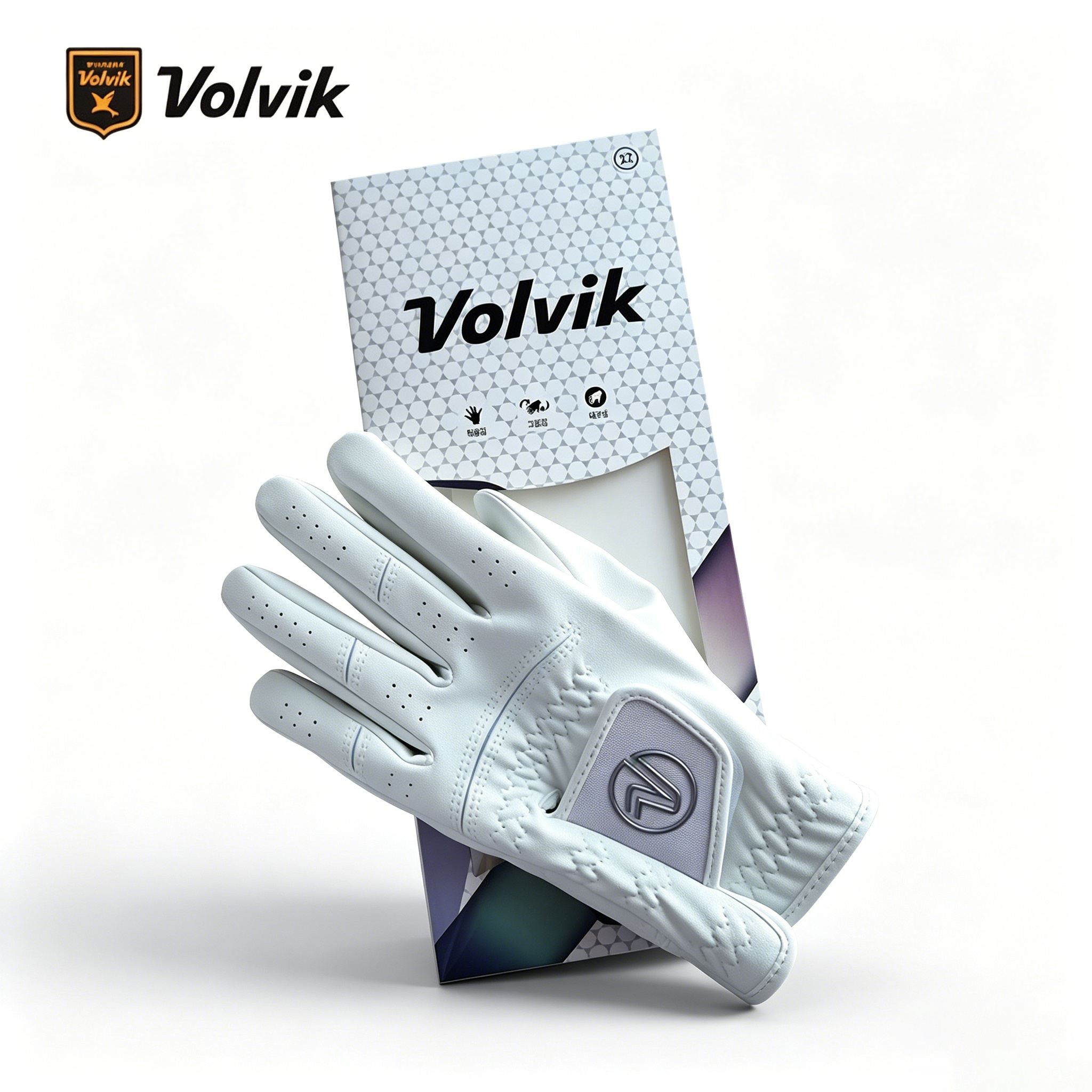TOPNOTCH Men Golf Gloves Wearing Hand Grip Position Front View